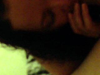 Anna Maria, the mature Latina, gives a retro blowjob to hubby.