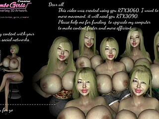 hey, check this bimbo with massive boobs in scene 0003