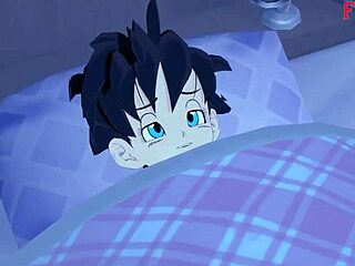 i can't believe gohan and android 18 at university