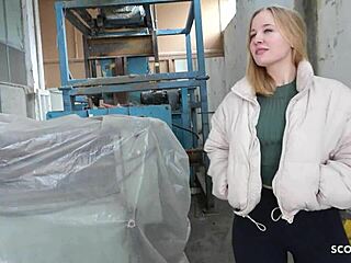 German Scout Finds PAWG Student Marie Hardon Squirting During Rough Casting Fuck