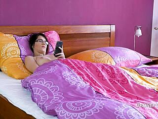 czech girl casey with small tits explores solo play