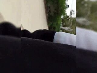 Getting bent over and fucked in bushes