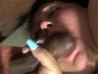 deepthroat queen dezzy handles candy and dick like a pro