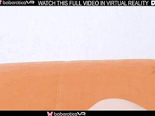 solo sexy roxanne teases with wet pink pussy in vr