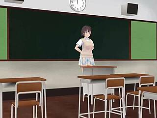 A Asian girl explores her sexuality for the first time with Panchera in this dirty Hentai animation