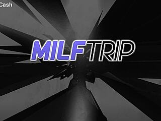 gorgeous blonde milf takes a steamy cumshot after intense hardcore pounding session