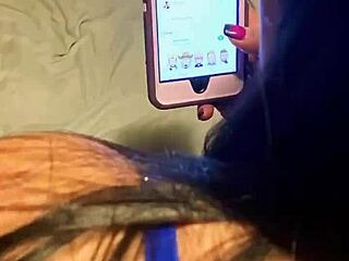 hey, slut wife in lingerie teases on s... gets fucked with cumshot!