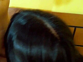 naughty latina babe in skirt craves hard fucking and cumshot