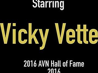 Blonde Vicky Vette and Hottie Armani Black Teasing Their Wet Cunts