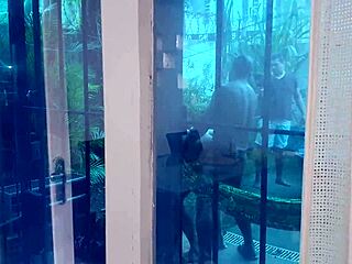 i filmed my cuckold neighbor watching his latina wife get her big ass fucked by huge penises, it's so hot!!