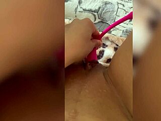 wet pussy close-up masturbation