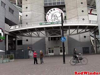 Alternative Dutch Prostitute In Reality Scene With Piercing And Tattoo