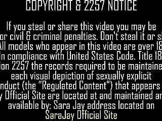 sara jay's big tits bounce while getting fucked hard!