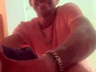 Casual pov voyeur scene where she gets facial cumshot