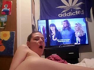 Slutty Canadian Whore Plays with Tight Cunt Hard!