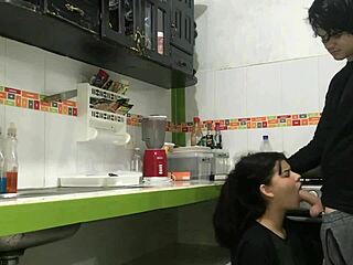 M�rame Cuando Te Chupo La Polla No Te Corras Tan F�cil Parte 3, sexy latina teasing cock with masturbation.