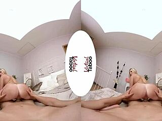 Virtual taboo blonde with big ass blowjob