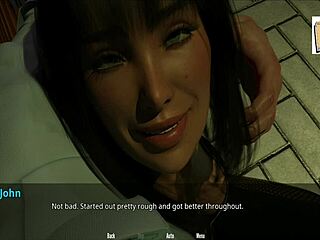 John carries the three girls easily.