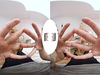 Virtual taboo blonde with big ass blowjob