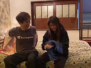 Japanese wife in costume delivers shocking deepthroat on Halloween night