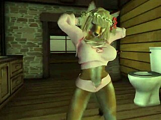 sweet furry yiff with intense anal action