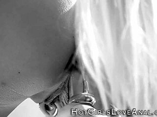 Newbie Brunette Lesbian Gets Ass Toyed With Fingering And Masturbation