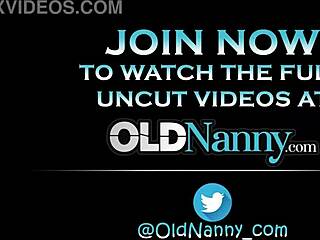 Oldnanny mature ladies Auntie Trisha and Cristina playing lesbian games
