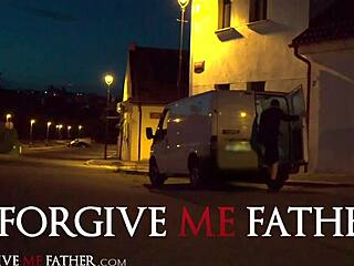 Tattooed European Brunette Fucks Rough in Van. Tits Out for Deepthroat Action