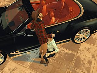 in sims 4 merry farmers part 5, wanna see sexy brunette get assfucked in heels? doggystyle and missionary outdoor.