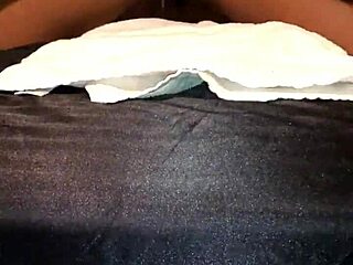 Ebony tied down squirting from big black cock.