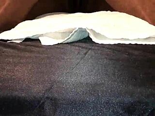 Ebony tied down squirting from big black cock.