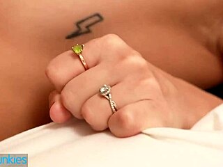 Nathan tells Kimmy Kimm to use protection, but she wants creampie in her pussy.