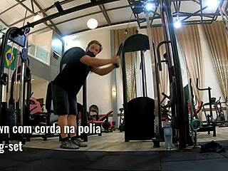 Workout Turns Wild with Flexible Babe in Tight Thong Panties