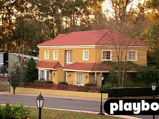 sweet babes enjoy hot photoshoot before blonde gets fucked