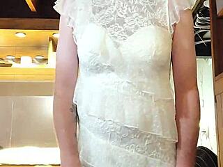 Brunette Model Shows Off New Panties Excitingly!