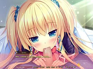 The ditzy demons blow me and creampie in this hentai game.