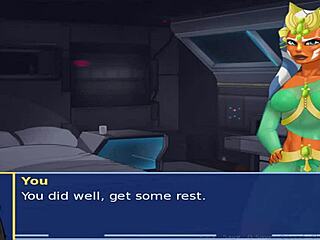 Star Wars orange trainer cosplay group scene with bdsm elements