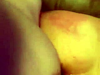 nice and wet, dripping slut with monster cock, clothes ripped off