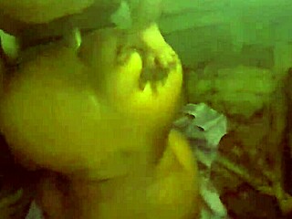 Retro black milf with big ass bent over in doggystyle pussy fucking scene from blue films