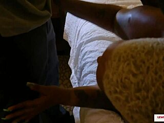 boyd banks massages ebony milf lady onyxxx gently. they relax with big ass and tits.