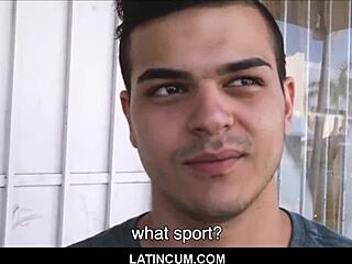 straight spanish latino jock taken by gay guy for quick cash