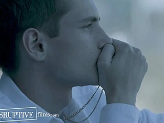 Christian twink's first gay fuck with older man