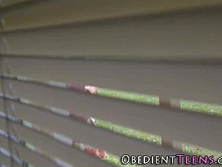 Kinky teen 18+ experiences rough play while rubbing in HD