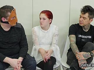 horny sweetie is brought in anal nuthouse for awkward therapy