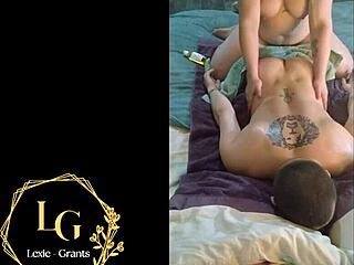 chubby belle-mere sucks and swallows