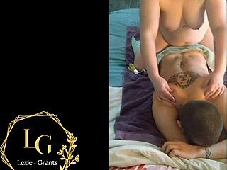 chubby belle-mere sucks and swallows