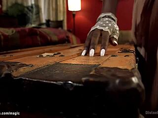 Black Mistress Training New Male Slave with Kinky Bondage Toys!