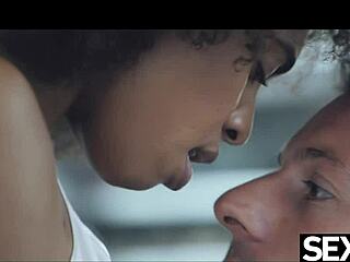 Beautiful Black Brazilian Babe Enjoys Morning Coffee and a Steamy Kitchen Encounter