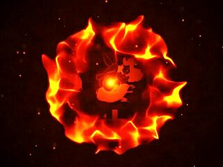 Detailed anime game with brunette and monster hentai.