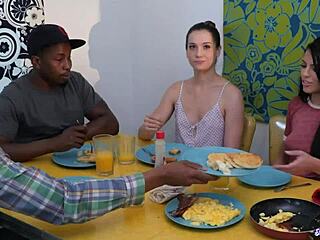 Curvy Ebony MILF Banged Hard After Sucking Cock